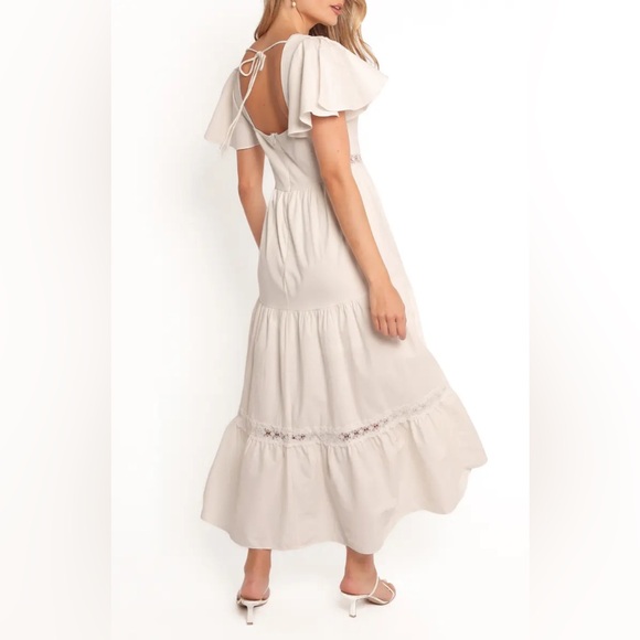 Petal & Pup Minny Flutter Sleeve Cotton Maxi Dress, Size X-Small , $129 - Picture 5 of 13